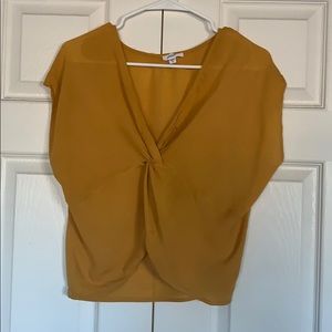 Small Mustard Mittoshop crop top